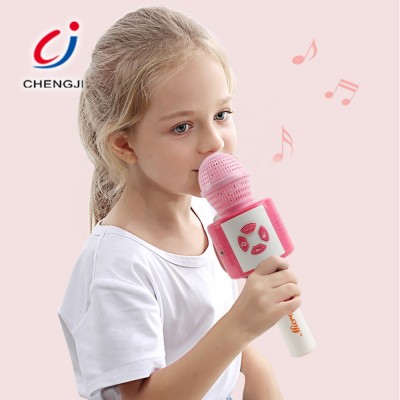 Funny karaoke singing toy plastic musical instrument microphone for kids