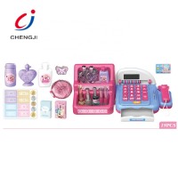 Children educational pretend play set electronic calculator cash register toys