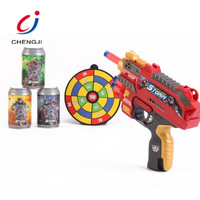 Armas de Juguete Children Indoor Shooting Soft Bullet Toy Gun, 12 Rounds Plastic Kid Toy Gun Soft Bullet Shooting