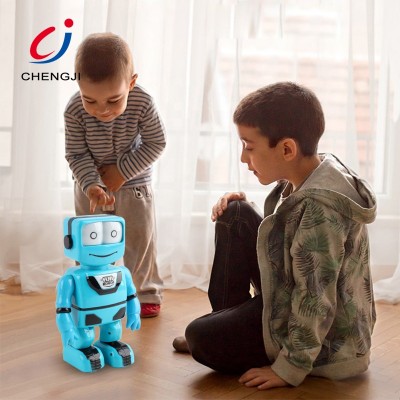 High quality kids intelligent plastic battery operated toy robot