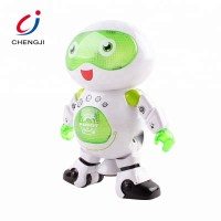 Educational multi-functional baby story toy electric human robot with music