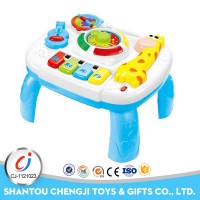 Colorful safe baby activity table child intelligence learning toys for kids