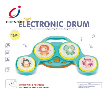 Funy Plastic Musical Instruments Baby Music Drum Toy, Toy Musical Drum Instrumentos Musicales Para Ninos