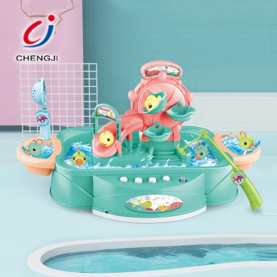 Educational Electric Water Table Children Fishing Toy, Interesting Indoor Kids Play Fishing Game Toys